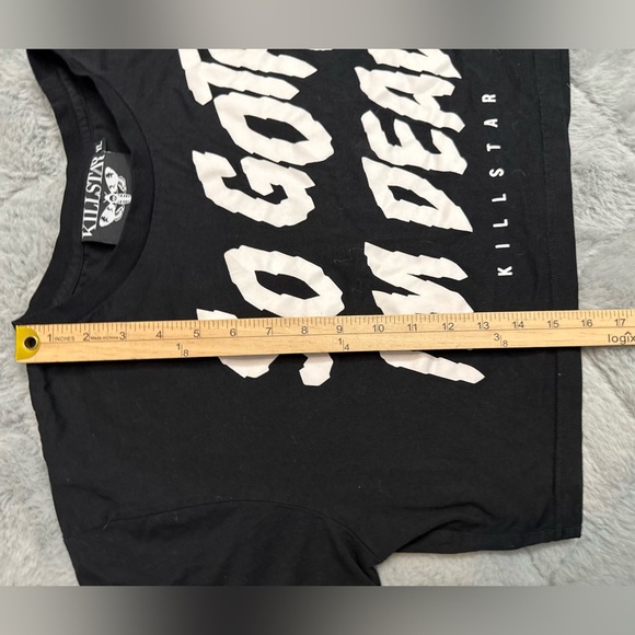Killstar So Goth I’m Dead Crop Top Size XL - Picture 7 of 10